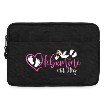 Hebamme  - Laptoptasche 13" - Schwarz - Vorne