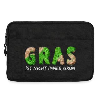 Gras Ist Nicht Immer Grün - Laptoptasche 13" - Schwarz - Vorne