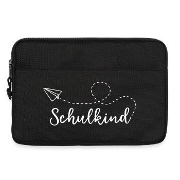 Schulkind - Papierflieger - Laptoptasche 13" - Schwarz - Vorne
