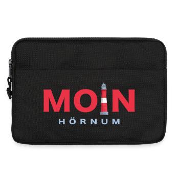 Moin Sylt, Leuchtturm Hörnum - Laptoptasche 13" - Schwarz - Vorne