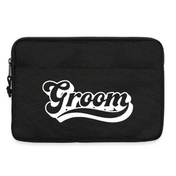 Groom Bachelor Party Men Matching Crew Squad Group - Sacoche pour ordinateur portable 13 pouces - noir - Devant