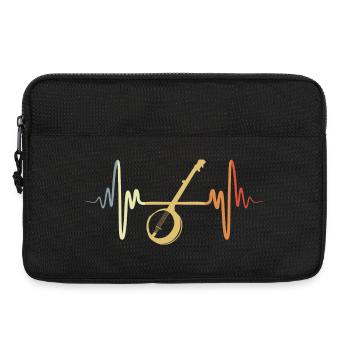 Retro Banjo - Laptop bag 13" - black - Front