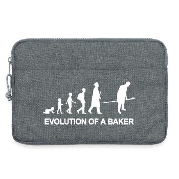 Development of a baker - Laptop bag 13" - heather grey - Front