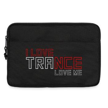 I Love Trance - Laptoptasche 13" - Schwarz - Vorne