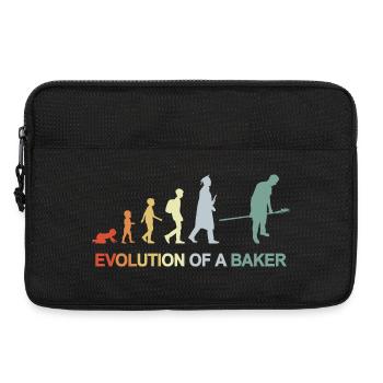 Vintage Bäcker Evolution - Laptoptasche 13" - Schwarz - Vorne