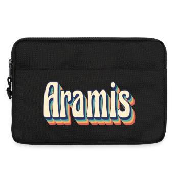 Vintage Retro Aramis T-Shirt T-Shirt Geschenkidee - Laptoptasche 13" - Schwarz - Vorne