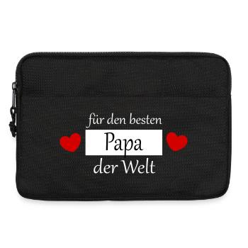 Father's Day 2026 Gift Dad Dad Best Dad Ever - Laptop bag 13" - black - Front