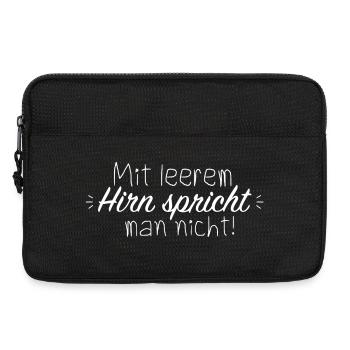 speechless - Laptop bag 13" - black - Front