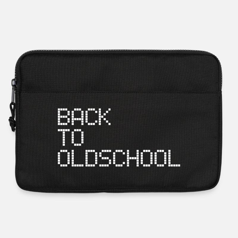 Oldschool - Laptoptasche 13" - Schwarz