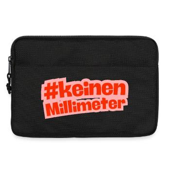 None not a millimeter to the right - Laptop bag 13" - black - Front