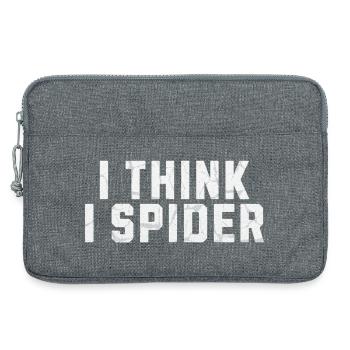I Think I Spider Denglish - Laptoptasche 13" - Grau meliert - Vorne