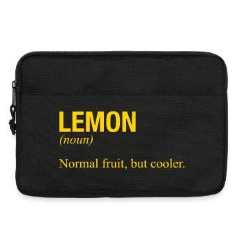 CITRON - Sacoche pour ordinateur portable 13 pouces - noir - Devant