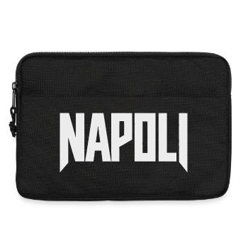 Naples - Naples lettrage blanc - Sacoche pour ordinateur portable 13 pouces - noir - Devant