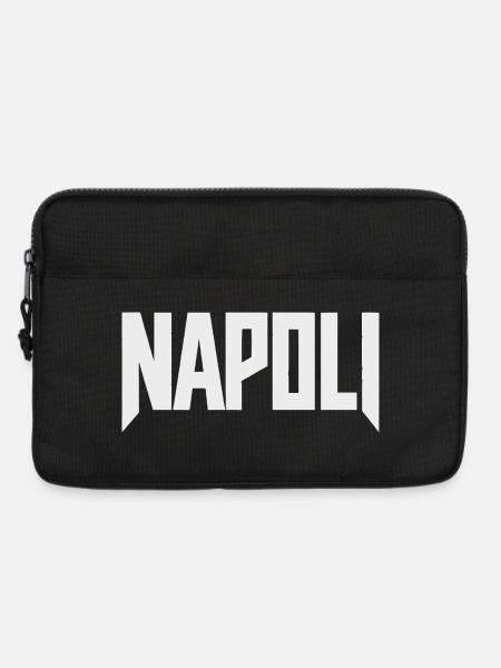 Napoli - Naples lettering white - Laptop bag 13" - black