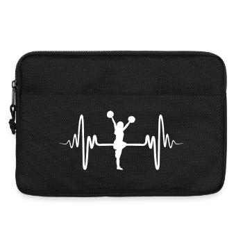 Lustiger Cheerleader - Laptoptasche 13" - Schwarz - Vorne
