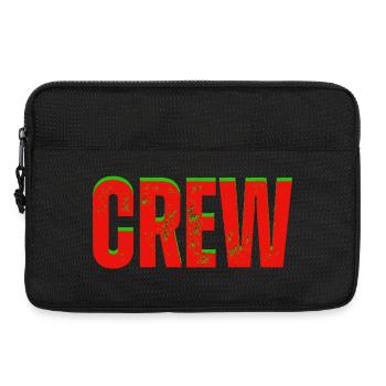Équipage rouge vert - Sacoche pour ordinateur portable 13 pouces - noir - Devant