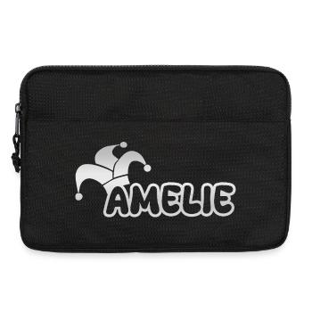 Geschenk für Amelie - Laptoptasche 13" - Schwarz - Vorne