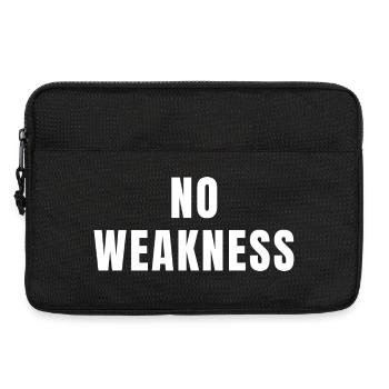 Keine Schwäche Stärke Macht Denkweise Erfolg Wachstum - Laptoptasche 13" - Schwarz - Vorne