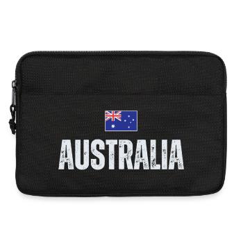Flagge Australien, ich liebe Australien - Laptoptasche 13" - Schwarz - Vorne