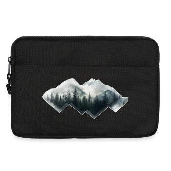 Wald Berge Natur - Laptoptasche 13" - Schwarz - Vorne