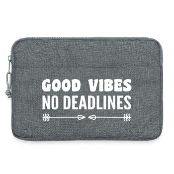 No deadlines - Sacoche pour ordinateur portable 13 pouces - gris chiné - Devant