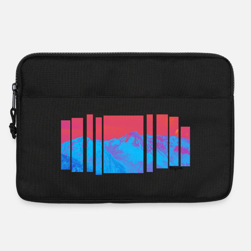 Jacaranda Mountain Heat - Laptop bag 13" - black