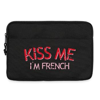 Küss mich, ich bin Franzose - Laptoptasche 13" - Schwarz - Vorne