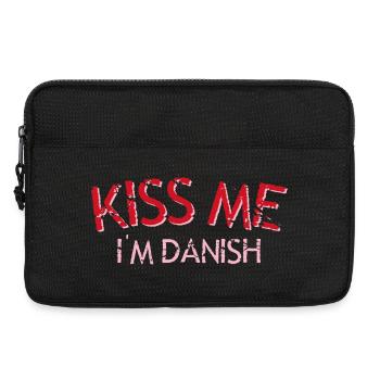 Kiss Me I’m English - Sacoche pour ordinateur portable 13 pouces - noir - Devant