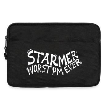 Starmer est le pire Premier ministre de tous les temps - Sacoche pour ordinateur portable 13 pouces - noir - Devant
