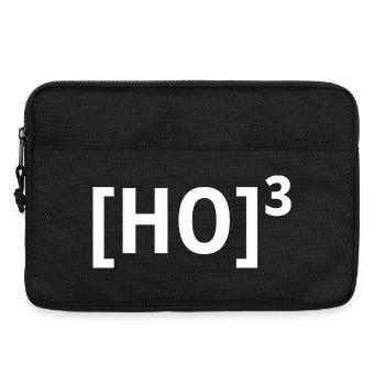 Ho Ho Ho Funny Christmas - Laptop bag 13" - black - Front
