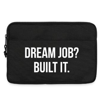 JOB DE RÊVE ? CONSTRUIT. | Greyline Officiel - Sacoche pour ordinateur portable 13 pouces - noir - Devant