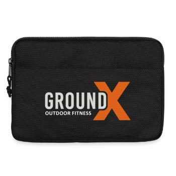 GroundX Sports - Laptoptasche 13" - Schwarz - Vorne