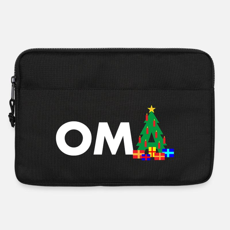 Oma Weihnachtsbaum - Laptoptasche 13" - Schwarz