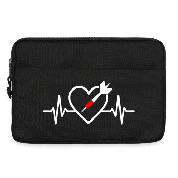 Heart Darts – Passion Precision - Laptop bag 13" - black - Front