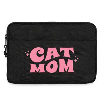 Cat Mom Love Design - Sacoche pour ordinateur portable 13 pouces - noir - Devant