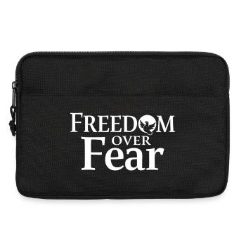 Freedom Over Fear Peace & Freedom - Laptop bag 13" - black - Front