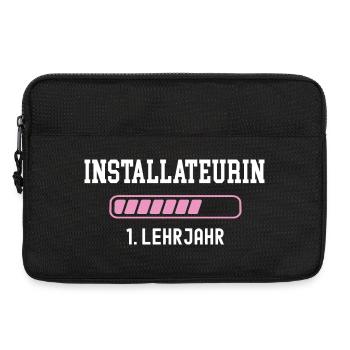 Plumber training 1 year of apprenticeship first year - Laptop bag 13" - black - Front