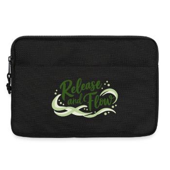 Release and Flow Loslassen und Energiefluss - Sacoche pour ordinateur portable 13 pouces - noir - Devant