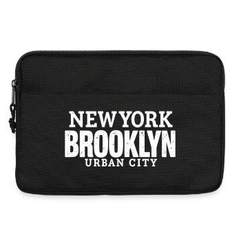 Urban City New York Brooklyn Vintage Style - Laptop bag 13" - black - Front