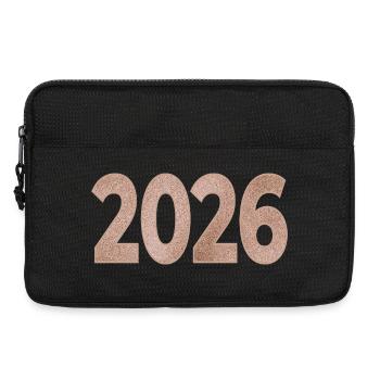 Année 2026 - Sacoche pour ordinateur portable 13 pouces - noir - Devant