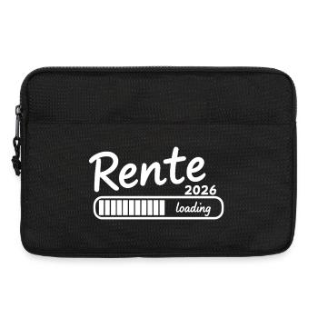 Rente 2026 loading Endlich Ruhestand - Laptoptasche 13" - Schwarz - Vorne