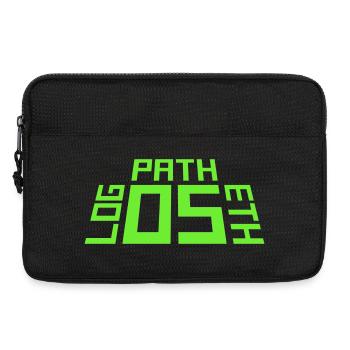Logos Ethos Pathos Rhetoric Philosophy Student - Laptop bag 13" - black - Front