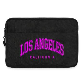 Neon Arch Los Angeles Lettering - Laptop bag 13" - black - Front