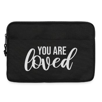 You Are Loved No Matter How You Feel Compassion - Laptop bag 13" - black - Front
