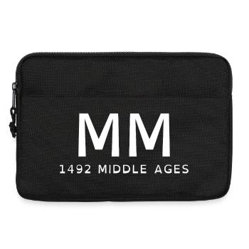 2000_LINE_white - Laptoptasche 13" - Schwarz - Vorne