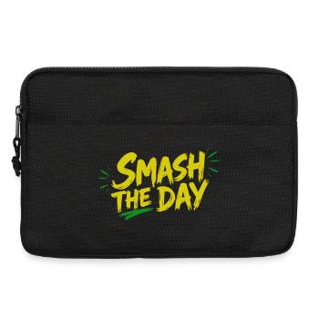 SMASH THE DAY Motivation pour le padel et le tennis - Sacoche pour ordinateur portable 13 pouces - noir - Devant