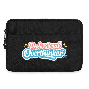 PROFESSIONAL OVERTHINKER VINTAGE - Laptop bag 13" - black - Front