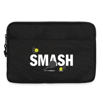 Padel Smash Power Sport Court Look - Laptoptasche 13" - Schwarz - Vorne