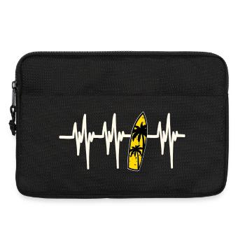 Heartbeat Surfing - Laptop bag 13" - black - Front