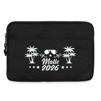 Malle 2026 Palmen Sonnenbrille - Laptoptasche 13" - Schwarz - Vorne